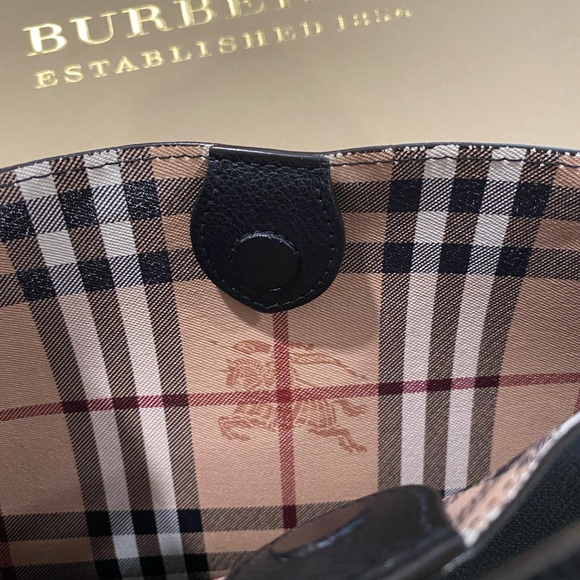 Burberry Black Leather Bucket Bag - Picture 7 of 10